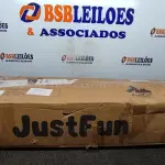 LOTE 268 - 01 - CAMA ELÁSTICA INFANTIL PULA PULA 1,83 METROS TRAMPOLIM (NO ESTADO, NÃO SABEMOS SE FUNCIONA. LEILÃO NÃO TEM GARANTIA E NEM DEVOLUÇÃO, SUJEITO A POSSÍVEIS AVARIAS VISÍVEIS/OCULTAS E/OU AUSÊNCIA DE COMPONENTES)