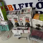 LOTE 265 - 08 - ELETRODOMÉSTICOS DIVERSOS (NO ESTADO, NÃO SABEMOS SE FUNCIONA. LEILÃO NÃO TEM GARANTIA E NEM DEVOLUÇÃO, SUJEITO A POSSÍVEIS AVARIAS VISÍVEIS/OCULTAS E/OU AUSÊNCIA DE COMPONENTES)