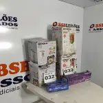 LOTE 032 - 06 – ELETRODOMÉSTICOS DIVERSOS (NO ESTADO, NÃO SABEMOS SE FUNCIONA. LEILÃO NÃO TEM GARANTIA E NEM DEVOLUÇÃO, SUJEITO A POSSÍVEIS AVARIAS VISÍVEIS/OCULTAS E/OU AUSÊNCIA DE COMPONENTES)