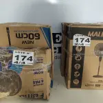 LOTE 174 - 04 - VENTILADORES DIVERSOS 110V (NO ESTADO, NÃO SABEMOS SE FUNCIONA. LEILÃO NÃO TEM GARANTIA E NEM DEVOLUÇÃO, SUJEITO A POSSÍVEIS AVARIAS VISÍVEIS/OCULTAS E/OU AUSÊNCIA DE COMPONENTES)