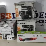LOTE 179 - 06 – ELETRODOMÉSTICOS 110V DIVERSOS (NO ESTADO, NÃO SABEMOS SE FUNCIONA. LEILÃO NÃO TEM GARANTIA E NEM DEVOLUÇÃO, SUJEITO A POSSÍVEIS AVARIAS VISÍVEIS/OCULTAS E/OU AUSÊNCIA DE COMPONENTES)