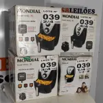 LOTE 039 - 04 - FRITADEIRAS SEM ÓLEO AIR FRYER 5LITROS, MONDIAL 110V (NO ESTADO, NÃO SABEMOS SE FUNCIONA. LEILÃO NÃO TEM GARANTIA E NEM DEVOLUÇÃO, SUJEITO A POSSÍVEIS AVARIAS VISÍVEIS/OCULTAS E/OU AUSÊNCIA DE COMPONENTES)