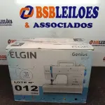 LOTE 012 - 01 - MÁQUINA DE COSTURA ELGIN JX-4035 GENIUS PLUS 31 PONTOS 220VOLTS (NO ESTADO, NÃO SABEMOS SE FUNCIONA. LEILÃO NÃO TEM GARANTIA E NEM DEVOLUÇÃO, SUJEITO A POSSÍVEIS AVARIAS VISÍVEIS/OCULTAS E/OU AUSÊNCIA DE COMPONENTES)
