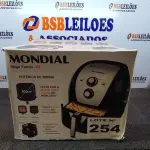 LOTE 254 - 01 - FRITADEIRA SEM ÓLEO AIR FRYER 8LITROS, MONDIAL 110V (NO ESTADO, NÃO SABEMOS SE FUNCIONA. LEILÃO NÃO TEM GARANTIA E NEM DEVOLUÇÃO, SUJEITO A POSSÍVEIS AVARIAS VISÍVEIS/OCULTAS E/OU AUSÊNCIA DE COMPONENTES)