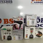 LOTE 073 - 06 – ELETRODOMÉSTICOS DIVERSOS (NO ESTADO, NÃO SABEMOS SE FUNCIONA. LEILÃO NÃO TEM GARANTIA E NEM DEVOLUÇÃO, SUJEITO A POSSÍVEIS AVARIAS VISÍVEIS/OCULTAS E/OU AUSÊNCIA DE COMPONENTES)