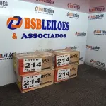 LOTE 214 - 04 - CAIXAS DE GRAMPO PARA GRAMPEADOR 14/38 CX 15.640 UNIDADES - AIRFIX (NO ESTADO, NÃO SABEMOS SE FUNCIONA. LEILÃO NÃO TEM GARANTIA E NEM DEVOLUÇÃO, SUJEITO A POSSÍVEIS AVARIAS VISÍVEIS/OCULTAS E/OU AUSÊNCIA DE COMPONENTES)