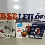 LOTE 052 - 03 – ELETRODOMÉSTICOS 110V DIVERSOS (NO ESTADO, NÃO SABEMOS SE FUNCIONA. LEILÃO NÃO TEM GARANTIA E NEM DEVOLUÇÃO, SUJEITO A POSSÍVEIS AVARIAS VISÍVEIS/OCULTAS E/OU AUSÊNCIA DE COMPONENTES)