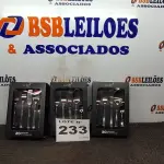 LOTE 233 - 03 - KITS JOGO TALHERES LINHA SANKIT 20 PEÇAS PRATA - PREMIUM (NO ESTADO, NÃO SABEMOS SE FUNCIONA. LEILÃO NÃO TEM GARANTIA E NEM DEVOLUÇÃO, SUJEITO A POSSÍVEIS AVARIAS VISÍVEIS/OCULTAS E/OU AUSÊNCIA DE COMPONENTES)