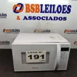 LOTE 191 - 01 - MICRO-ONDAS PANASONIC 21LT 127V BRANCO NN-ST25LWRUK (NO ESTADO, NÃO SABEMOS SE FUNCIONA. LEILÃO NÃO TEM GARANTIA E NEM DEVOLUÇÃO, SUJEITO A POSSÍVEIS AVARIAS VISÍVEIS/OCULTAS E/OU AUSÊNCIA DE COMPONENTES)