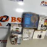 LOTE 054 - 06 – ELETRODOMÉSTICOS 110V DIVERSOS (NO ESTADO, NÃO SABEMOS SE FUNCIONA. LEILÃO NÃO TEM GARANTIA E NEM DEVOLUÇÃO, SUJEITO A POSSÍVEIS AVARIAS VISÍVEIS/OCULTAS E/OU AUSÊNCIA DE COMPONENTES)
