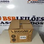LOTE 249 - 01 - FORNO ELÉTRICO 45 LITROS PRETO SUGGAR FE4502PT - 220V (NO ESTADO, NÃO SABEMOS SE FUNCIONA. LEILÃO NÃO TEM GARANTIA E NEM DEVOLUÇÃO, SUJEITO A POSSÍVEIS AVARIAS VISÍVEIS/OCULTAS E/OU AUSÊNCIA DE COMPONENTES)