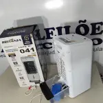 LOTE 041 - 01 - CLIMATIZADOR DE AR BRITÂNIA 5 EM 1 BCL05FI 127VOLTS (NO ESTADO, NÃO SABEMOS SE FUNCIONA. LEILÃO NÃO TEM GARANTIA E NEM DEVOLUÇÃO, SUJEITO A POSSÍVEIS AVARIAS VISÍVEIS/OCULTAS E/OU AUSÊNCIA DE COMPONENTES)