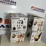 LOTE 117 - 04 - FRITADEIRAS SEM ÓLEO AIR FRYER 5LITROS, MONDIAL 110V (NO ESTADO, NÃO SABEMOS SE FUNCIONA. LEILÃO NÃO TEM GARANTIA E NEM DEVOLUÇÃO, SUJEITO A POSSÍVEIS AVARIAS VISÍVEIS/OCULTAS E/OU AUSÊNCIA DE COMPONENTES)