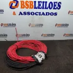 LOTE 281 - 02 - CABOS ENERGIA SOLAR (NO ESTADO, NÃO SABEMOS SE FUNCIONA. LEILÃO NÃO TEM GARANTIA E NEM DEVOLUÇÃO, SUJEITO A POSSÍVEIS AVARIAS VISÍVEIS/OCULTAS E/OU AUSÊNCIA DE COMPONENTES)