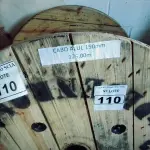LOTE 110 - 01 CARRETEL COM CABO 150MM NA COR AZUL(1KV) COM 125 METROS. (NO ESTADO) ATENÇÃO! FAZER A VISITAÇÃO ANTES DE ARREMATAR, NÃO SABEMOS SE FUNCIONA. LEILÃO NÃO TEM GARANTIA E NEM DEVOLUÇÃO, SUJEITO A POSSÍVEIS AVARIAS VISÍVEIS/OCULTAS E/OU AUSÊNCIA DE COMPONENTES.