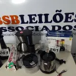 LOTE 261 - 08 - ELETRODOMÉSTICOS DIVERSOS (NO ESTADO, NÃO SABEMOS SE FUNCIONA. LEILÃO NÃO TEM GARANTIA E NEM DEVOLUÇÃO, SUJEITO A POSSÍVEIS AVARIAS VISÍVEIS/OCULTAS E/OU AUSÊNCIA DE COMPONENTES)