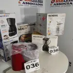 LOTE 036 - 06 – ELETRODOMÉSTICOS 110V DIVERSOS (NO ESTADO, NÃO SABEMOS SE FUNCIONA. LEILÃO NÃO TEM GARANTIA E NEM DEVOLUÇÃO, SUJEITO A POSSÍVEIS AVARIAS VISÍVEIS/OCULTAS E/OU AUSÊNCIA DE COMPONENTES)