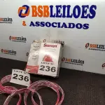LOTE 236 - 05 - LÂMINAS DE SERRA FITA P/ CARNE AÇOUGUE STARRETT (NO ESTADO, NÃO SABEMOS SE FUNCIONA. LEILÃO NÃO TEM GARANTIA E NEM DEVOLUÇÃO, SUJEITO A POSSÍVEIS AVARIAS VISÍVEIS/OCULTAS E/OU AUSÊNCIA DE COMPONENTES)