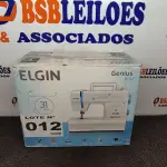 LOTE 012 - 01 - MÁQUINA DE COSTURA ELGIN JX-4035 GENIUS PLUS 31 PONTOS 220VOLTS (NO ESTADO, NÃO SABEMOS SE FUNCIONA. LEILÃO NÃO TEM GARANTIA E NEM DEVOLUÇÃO, SUJEITO A POSSÍVEIS AVARIAS VISÍVEIS/OCULTAS E/OU AUSÊNCIA DE COMPONENTES)