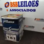 LOTE 181 - 01 - TINTA ACABAMENTO VERDE ACETINADO SOLVENTEX INDUSTRIAL 18 LITROS (NO ESTADO, NÃO SABEMOS SE FUNCIONA. LEILÃO NÃO TEM GARANTIA E NEM DEVOLUÇÃO, SUJEITO A POSSÍVEIS AVARIAS VISÍVEIS/OCULTAS E/OU AUSÊNCIA DE COMPONENTES)