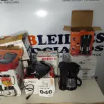 LOTE 046 - 08 – ELETRODOMÉSTICOS 110V DIVERSOS (NO ESTADO, NÃO SABEMOS SE FUNCIONA. LEILÃO NÃO TEM GARANTIA E NEM DEVOLUÇÃO, SUJEITO A POSSÍVEIS AVARIAS VISÍVEIS/OCULTAS E/OU AUSÊNCIA DE COMPONENTES)