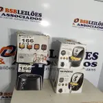 LOTE 166 - 04 - FRITADEIRAS SEM ÓLEO AIR FRYER, MONDIAL 110V (NO ESTADO, NÃO SABEMOS SE FUNCIONA. LEILÃO NÃO TEM GARANTIA E NEM DEVOLUÇÃO, SUJEITO A POSSÍVEIS AVARIAS VISÍVEIS/OCULTAS E/OU AUSÊNCIA DE COMPONENTES)