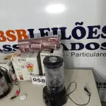 LOTE 058 - 06 – ELETRODOMÉSTICOS DIVERSOS (NO ESTADO, NÃO SABEMOS SE FUNCIONA. LEILÃO NÃO TEM GARANTIA E NEM DEVOLUÇÃO, SUJEITO A POSSÍVEIS AVARIAS VISÍVEIS/OCULTAS E/OU AUSÊNCIA DE COMPONENTES)