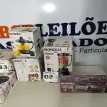 LOTE 083 - 06 – ELETRODOMÉSTICOS DIVERSOS (NO ESTADO, NÃO SABEMOS SE FUNCIONA. LEILÃO NÃO TEM GARANTIA E NEM DEVOLUÇÃO, SUJEITO A POSSÍVEIS AVARIAS VISÍVEIS/OCULTAS E/OU AUSÊNCIA DE COMPONENTES)