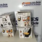 LOTE 117 - 04 - FRITADEIRAS SEM ÓLEO AIR FRYER 5LITROS, MONDIAL 110V (NO ESTADO, NÃO SABEMOS SE FUNCIONA. LEILÃO NÃO TEM GARANTIA E NEM DEVOLUÇÃO, SUJEITO A POSSÍVEIS AVARIAS VISÍVEIS/OCULTAS E/OU AUSÊNCIA DE COMPONENTES)