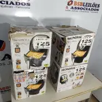 LOTE 125 - 04 - FRITADEIRAS SEM ÓLEO AIR FRYER 5LITROS, MONDIAL 110V (NO ESTADO, NÃO SABEMOS SE FUNCIONA. LEILÃO NÃO TEM GARANTIA E NEM DEVOLUÇÃO, SUJEITO A POSSÍVEIS AVARIAS VISÍVEIS/OCULTAS E/OU AUSÊNCIA DE COMPONENTES)