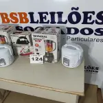 LOTE 124 - 06 – ELETRODOMÉSTICOS DIVERSOS (NO ESTADO, NÃO SABEMOS SE FUNCIONA. LEILÃO NÃO TEM GARANTIA E NEM DEVOLUÇÃO, SUJEITO A POSSÍVEIS AVARIAS VISÍVEIS/OCULTAS E/OU AUSÊNCIA DE COMPONENTES)