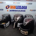 LOTE 064 - 04 - FRITADEIRAS SEM ÓLEO AIR FRYER, MONDIAL 110V (NO ESTADO, NÃO SABEMOS SE FUNCIONA. LEILÃO NÃO TEM GARANTIA E NEM DEVOLUÇÃO, SUJEITO A POSSÍVEIS AVARIAS VISÍVEIS/OCULTAS E/OU AUSÊNCIA DE COMPONENTES)