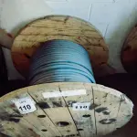 LOTE 110 - 01 CARRETEL COM CABO 150MM NA COR AZUL(1KV) COM 125 METROS. (NO ESTADO) ATENÇÃO! FAZER A VISITAÇÃO ANTES DE ARREMATAR, NÃO SABEMOS SE FUNCIONA. LEILÃO NÃO TEM GARANTIA E NEM DEVOLUÇÃO, SUJEITO A POSSÍVEIS AVARIAS VISÍVEIS/OCULTAS E/OU AUSÊNCIA DE COMPONENTES.