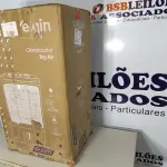 LOTE 063 - 01 - CLIMATIZADOR DE AR ELGIN BIG AIR, 45 LITROS 110V (NO ESTADO, NÃO SABEMOS SE FUNCIONA. LEILÃO NÃO TEM GARANTIA E NEM DEVOLUÇÃO, SUJEITO A POSSÍVEIS AVARIAS VISÍVEIS/OCULTAS E/OU AUSÊNCIA DE COMPONENTES)
