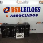 LOTE 260 - 03 - KITS JOGO TALHERES LINHA SANKIT 20 PEÇAS PRATA - PREMIUM (NO ESTADO, NÃO SABEMOS SE FUNCIONA. LEILÃO NÃO TEM GARANTIA E NEM DEVOLUÇÃO, SUJEITO A POSSÍVEIS AVARIAS VISÍVEIS/OCULTAS E/OU AUSÊNCIA DE COMPONENTES)