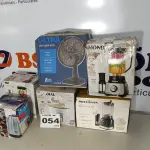 LOTE 054 - 06 – ELETRODOMÉSTICOS 110V DIVERSOS (NO ESTADO, NÃO SABEMOS SE FUNCIONA. LEILÃO NÃO TEM GARANTIA E NEM DEVOLUÇÃO, SUJEITO A POSSÍVEIS AVARIAS VISÍVEIS/OCULTAS E/OU AUSÊNCIA DE COMPONENTES)