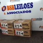 LOTE 214 - 04 - CAIXAS DE GRAMPO PARA GRAMPEADOR 14/38 CX 15.640 UNIDADES - AIRFIX (NO ESTADO, NÃO SABEMOS SE FUNCIONA. LEILÃO NÃO TEM GARANTIA E NEM DEVOLUÇÃO, SUJEITO A POSSÍVEIS AVARIAS VISÍVEIS/OCULTAS E/OU AUSÊNCIA DE COMPONENTES)