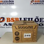 LOTE 249 - 01 - FORNO ELÉTRICO 45 LITROS PRETO SUGGAR FE4502PT - 220V (NO ESTADO, NÃO SABEMOS SE FUNCIONA. LEILÃO NÃO TEM GARANTIA E NEM DEVOLUÇÃO, SUJEITO A POSSÍVEIS AVARIAS VISÍVEIS/OCULTAS E/OU AUSÊNCIA DE COMPONENTES)