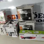 LOTE 179 - 06 – ELETRODOMÉSTICOS 110V DIVERSOS (NO ESTADO, NÃO SABEMOS SE FUNCIONA. LEILÃO NÃO TEM GARANTIA E NEM DEVOLUÇÃO, SUJEITO A POSSÍVEIS AVARIAS VISÍVEIS/OCULTAS E/OU AUSÊNCIA DE COMPONENTES)