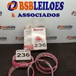 LOTE 236 - 05 - LÂMINAS DE SERRA FITA P/ CARNE AÇOUGUE STARRETT (NO ESTADO, NÃO SABEMOS SE FUNCIONA. LEILÃO NÃO TEM GARANTIA E NEM DEVOLUÇÃO, SUJEITO A POSSÍVEIS AVARIAS VISÍVEIS/OCULTAS E/OU AUSÊNCIA DE COMPONENTES)