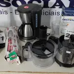 LOTE 261 - 08 - ELETRODOMÉSTICOS DIVERSOS (NO ESTADO, NÃO SABEMOS SE FUNCIONA. LEILÃO NÃO TEM GARANTIA E NEM DEVOLUÇÃO, SUJEITO A POSSÍVEIS AVARIAS VISÍVEIS/OCULTAS E/OU AUSÊNCIA DE COMPONENTES)