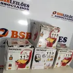 LOTE 113 - 04 - FRITADEIRAS SEM ÓLEO AIR FRYER 5LITROS, MONDIAL 110V (NO ESTADO, NÃO SABEMOS SE FUNCIONA. LEILÃO NÃO TEM GARANTIA E NEM DEVOLUÇÃO, SUJEITO A POSSÍVEIS AVARIAS VISÍVEIS/OCULTAS E/OU AUSÊNCIA DE COMPONENTES)