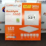 LOTE 321 - 01 - PAINEL DE LED SOBREPOR HOME TECH 50W 60X60CM 5000 LÚMENS LUZ BRANCA (NO ESTADO, NÃO SABEMOS SE FUNCIONA. LEILÃO NÃO TEM GARANTIA E NEM DEVOLUÇÃO, SUJEITO A POSSÍVEIS AVARIAS VISÍVEIS/OCULTAS E/OU AUSÊNCIA DE COMPONENTES)