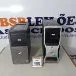 LOTE 100 - 02 SERVIDORES MARCA DELL. (NO ESTADO) ATENÇÃO! FAZER A VISITAÇÃO ANTES DE ARREMATAR, NÃO SABEMOS SE FUNCIONA. LEILÃO NÃO TEM GARANTIA E NEM DEVOLUÇÃO, SUJEITO A POSSÍVEIS AVARIAS VISÍVEIS/OCULTAS E/OU AUSÊNCIA DE COMPONENTES.