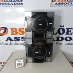 LOTE 097 - 02 CAIXAS DE SOM MARCA SONNY. (NO ESTADO) ATENÇÃO! FAZER A VISITAÇÃO ANTES DE ARREMATAR, NÃO SABEMOS SE FUNCIONA. LEILÃO NÃO TEM GARANTIA E NEM DEVOLUÇÃO, SUJEITO A POSSÍVEIS AVARIAS VISÍVEIS/OCULTAS E/OU AUSÊNCIA DE COMPONENTES.
