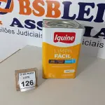LOTE 126 - 01 LATA DE TINTA INTERIOR/EXTERIOR LIMPA FACIL DE 16/18L COR BASE BRANCO MARCA IQUINE. (NOVO) (NO ESTADO) ATENÇÃO! FAZER A VISITAÇÃO ANTES DE ARREMATAR, NÃO SABEMOS SE FUNCIONA. LEILÃO NÃO TEM GARANTIA E NEM DEVOLUÇÃO, SUJEITO A POSSÍVEIS AVARIAS VISÍVEIS/OCULTAS E/OU AUSÊNCIA DE COMPONENTES.