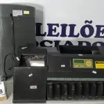 LOTE 038 - 01 FRAGMENTADORA DE PAPEL E 01 MÁQUINA DE CONTAR MOEDAS. (NO ESTADO) ATENÇÃO! FAZER A VISITAÇÃO ANTES DE ARREMATAR, NÃO SABEMOS SE FUNCIONA. LEILÃO NÃO TEM GARANTIA E NEM DEVOLUÇÃO, SUJEITO A POSSÍVEIS AVARIAS VISÍVEIS/OCULTAS E/OU AUSÊNCIA DE COMPONENTES.