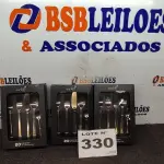 LOTE 330 - 03 - KITS JOGO TALHERES LINHA SANKIT 20 PEÇAS PRATA - PREMIUM (NO ESTADO, NÃO SABEMOS SE FUNCIONA. LEILÃO NÃO TEM GARANTIA E NEM DEVOLUÇÃO, SUJEITO A POSSÍVEIS AVARIAS VISÍVEIS/OCULTAS E/OU AUSÊNCIA DE COMPONENTES)