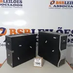 LOTE 100 - 02 SERVIDORES MARCA DELL. (NO ESTADO) ATENÇÃO! FAZER A VISITAÇÃO ANTES DE ARREMATAR, NÃO SABEMOS SE FUNCIONA. LEILÃO NÃO TEM GARANTIA E NEM DEVOLUÇÃO, SUJEITO A POSSÍVEIS AVARIAS VISÍVEIS/OCULTAS E/OU AUSÊNCIA DE COMPONENTES.