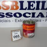 LOTE 065 - 01 LATA DE TINTA ESMALTE PARA MADEIRA E METAIS SUVINIL BRIL COLORADO 3,6L. (NO ESTADO) ATENÇÃO! FAZER A VISITAÇÃO ANTES DE ARREMATAR, NÃO SABEMOS SE FUNCIONA. LEILÃO NÃO TEM GARANTIA E NEM DEVOLUÇÃO, SUJEITO A POSSÍVEIS AVARIAS VISÍVEIS/OCULTAS E/OU AUSÊNCIA DE COMPONENTES.